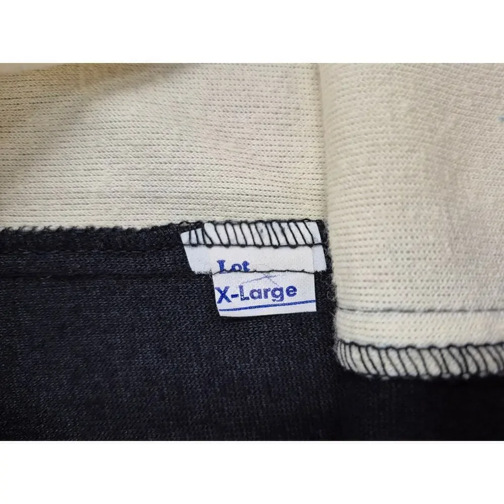 Vtg 80s 90s Y2K Velour Color Block Top Sz XL Women - Picture 5 of 5